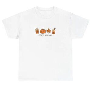 Cozy Season Fall Lover Tee, Autumn Vibes T-Shirt, Unisex Graphic Shirt